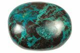 Polished Chrysocolla and Malachite Stone - Peru #250335-1